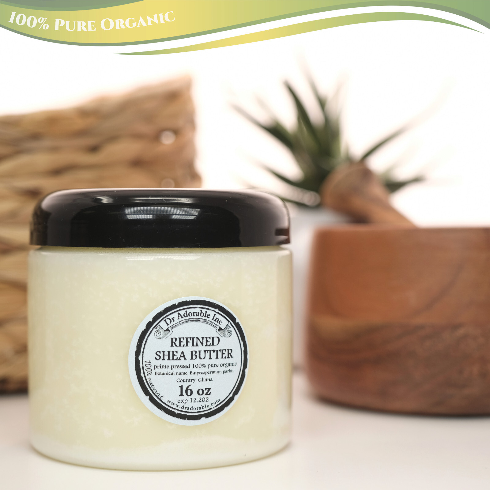 RAW REFINED SHEA BUTTER ORGANIC COLD PRESSED PURE 2 OZ 4 OZ 8 OZ-UP TO 12 LB