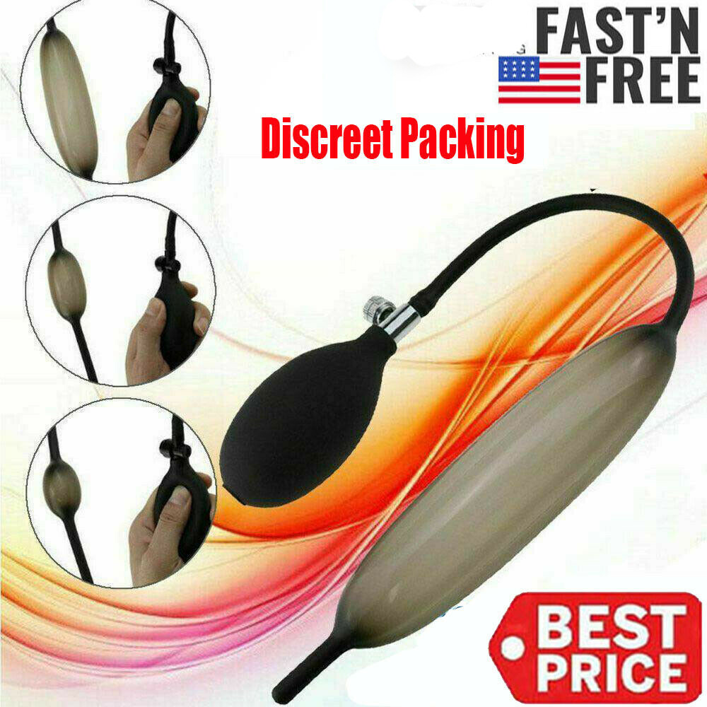 Inflatable Penis Stretcher Enhancing Sounds Men Adult Sounding Enlargement BDSM