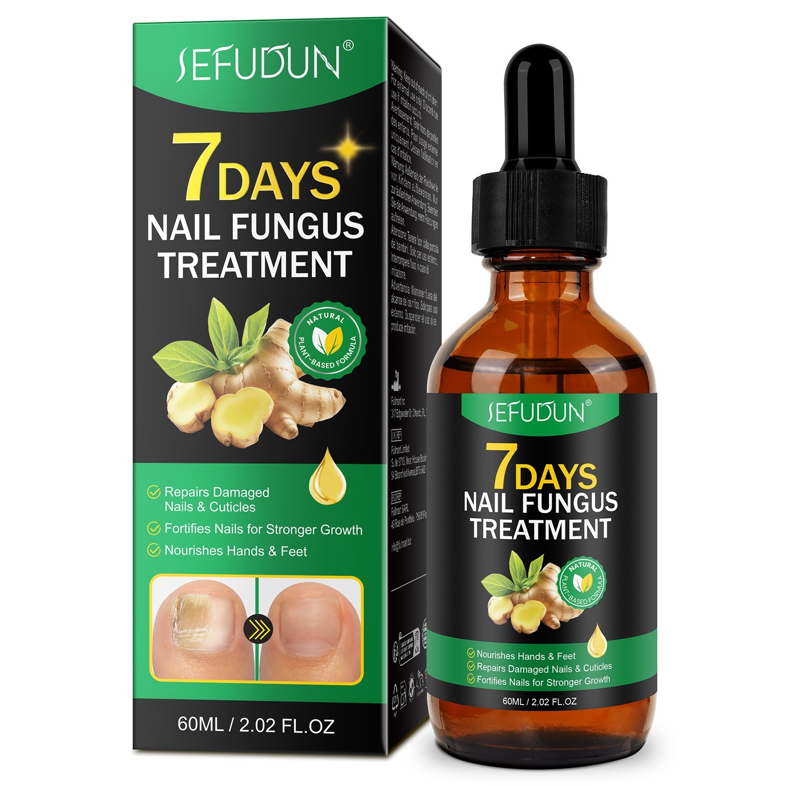 7 Days Nail Fungus Treatment – Extra Strength Repair for Nails & Cuticles 60ML