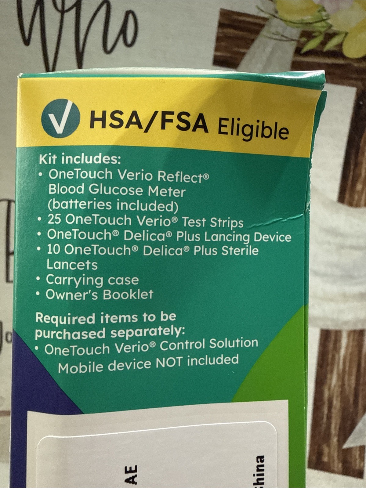 ONE TOUCH Verio Reflect Blood Glucose Monitoring System Exp 02/2027