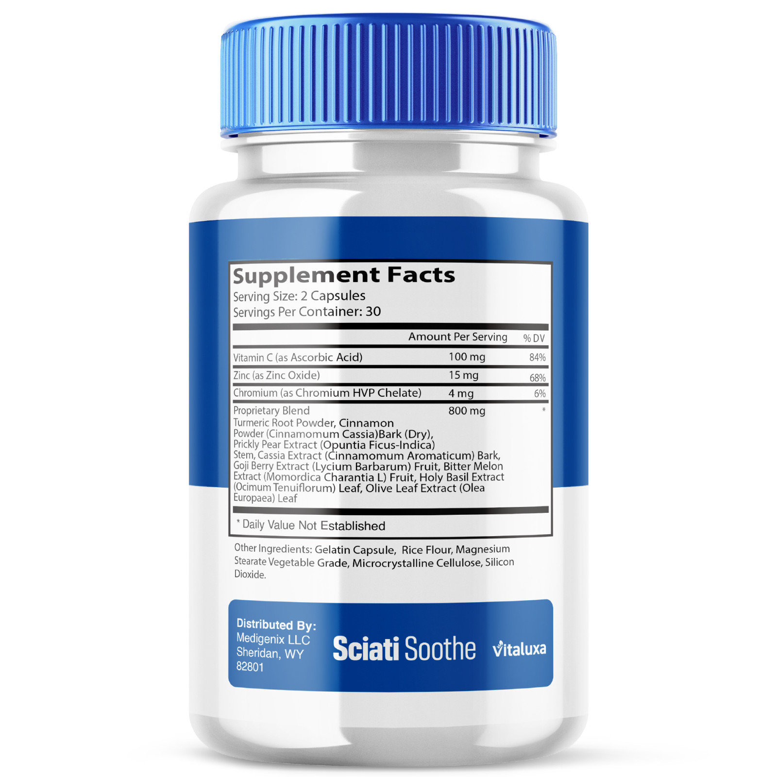 (5 Pack) SciatiSoothe for Sciatica Capsules, Sciati Soothe Nerve (300 Capsules)
