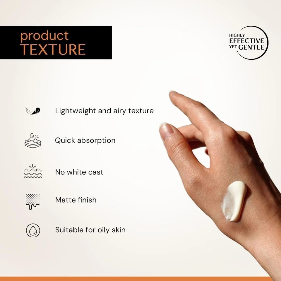 Share Deconstruct 5% Vitamin C Gel Sunscreen for Oily Skin SPF 50 PA++++, 50 g