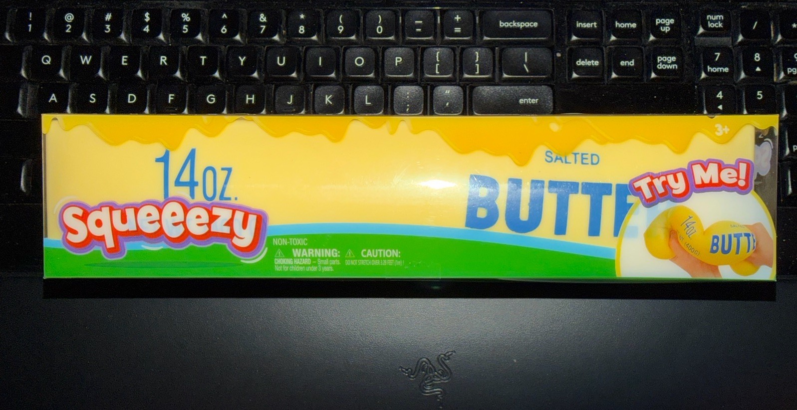 Butter Squeezy Squishy Sunny Days 14oz Salted Butter Brand New In Box
