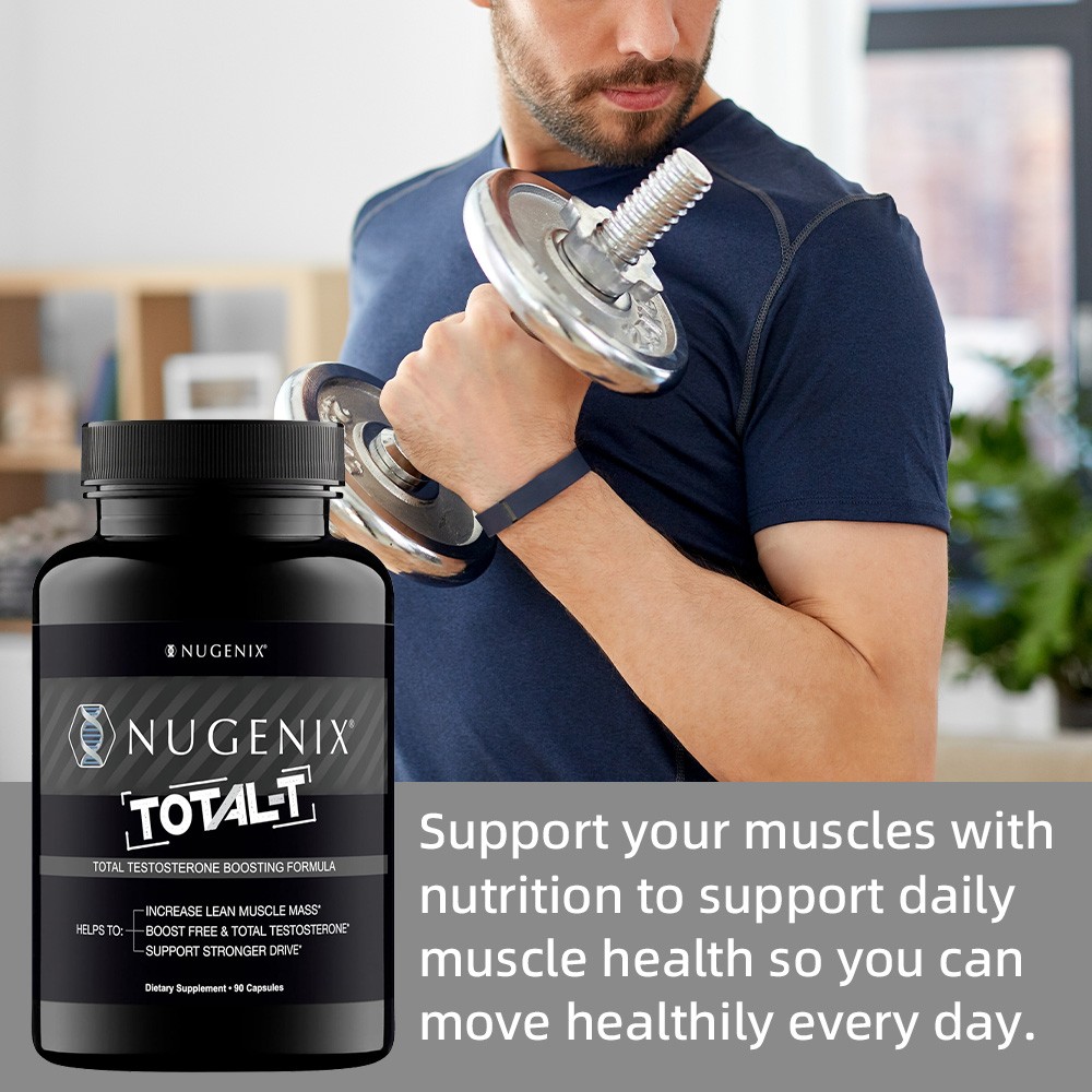Nugenix Total-T Testosterone Booster 90 Capsules – Enhanced Endurance and Energy
