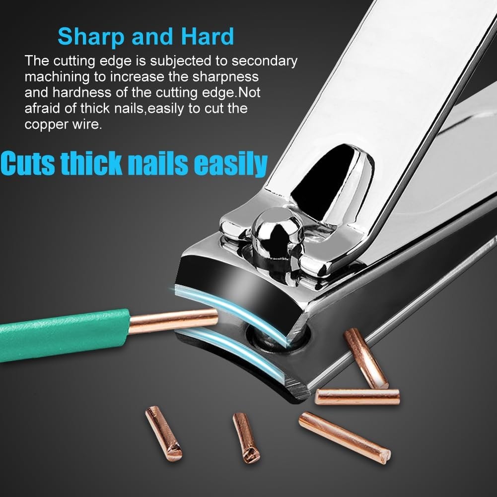 Yougai Nail Clippers Set – 18 Pcs Professional Manicure Pedicure Kit Gifts for F