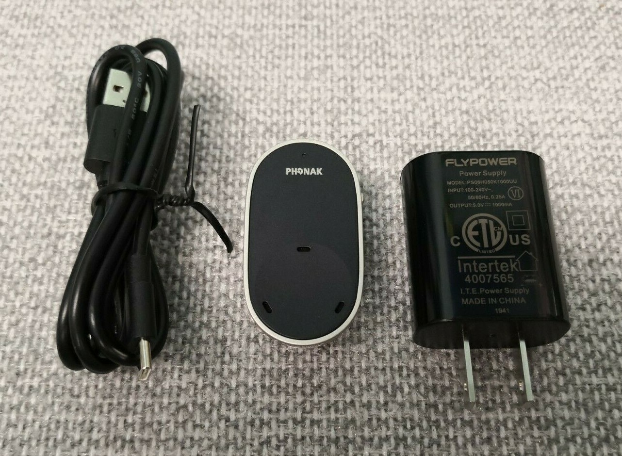 Phonak Partner Mic for Phonak Hearing Aids W/ Charger