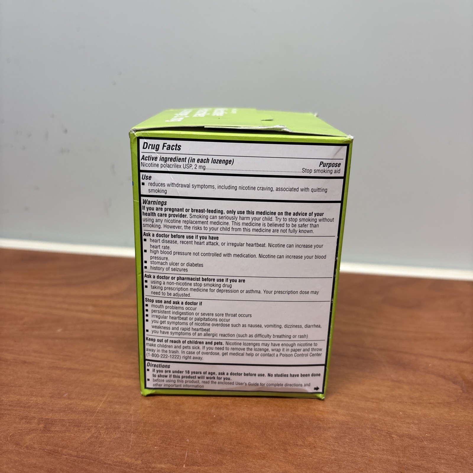 Amazon Basic Care Nicotine Polacrilex Mini Lozenge 2 mg (216 Ct) Exp 7/27