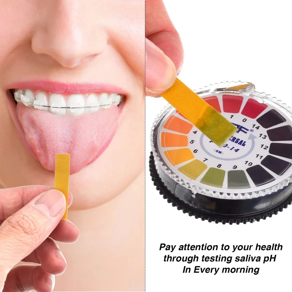 Universal pH Test Paper Strips pH Test Strips Roll pH Measure Full Range 0-14…
