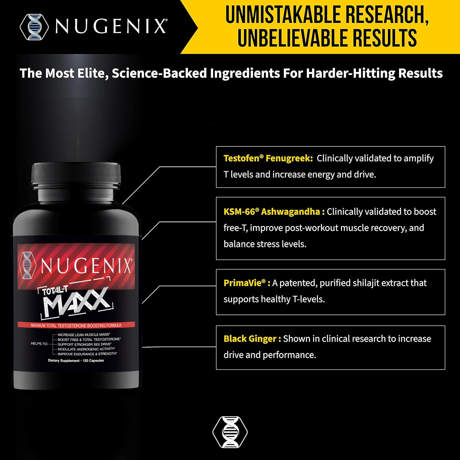 NUGENIX TOTAL-T MAXX – Testosterone Booster, Energy, Muscle Strength and Growth