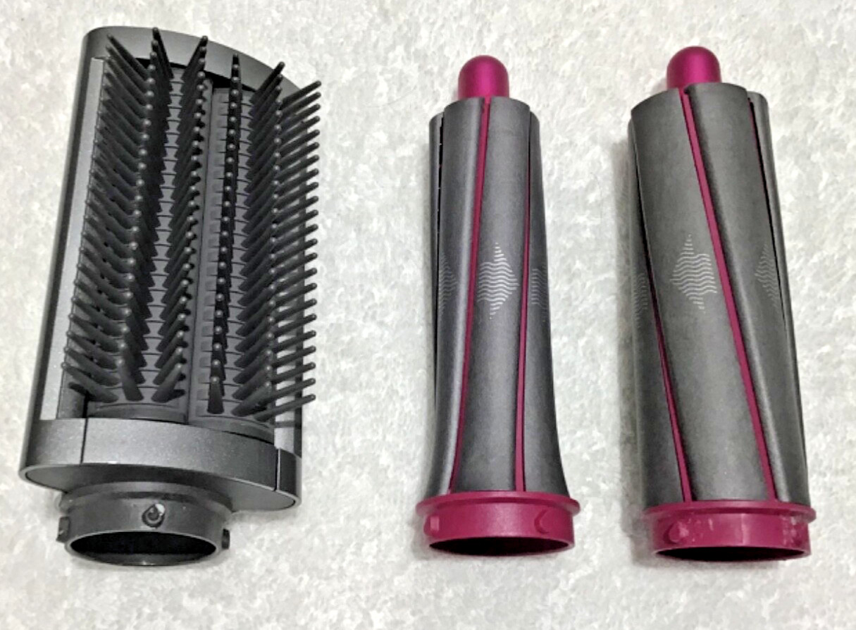 Genuine Dyson Airwrap 1.2 in & 1.6 in Barrel & Styling Brush 3 Tools 969467-01