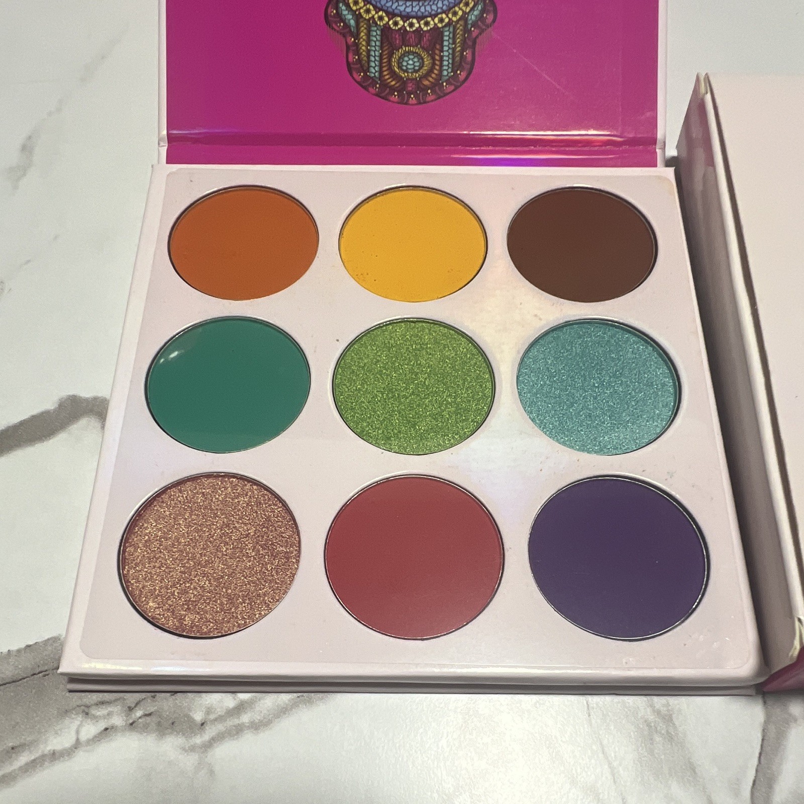 Juvia’s Place The Zulu 9-Pan Eyeshadow Palette Pressed Powder Shimmer 1.14 oz