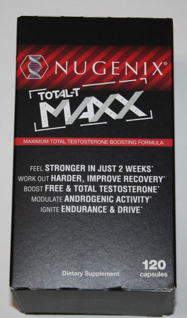 Nugenix Total Maxx 120 Caps Exp 09/2026 Strength, Muscle, Libido Exp 12/26 NEW