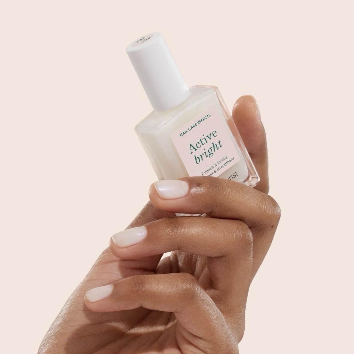 manucurist Active Bright Nail Care Effects Nail Polish White Gloss 24M