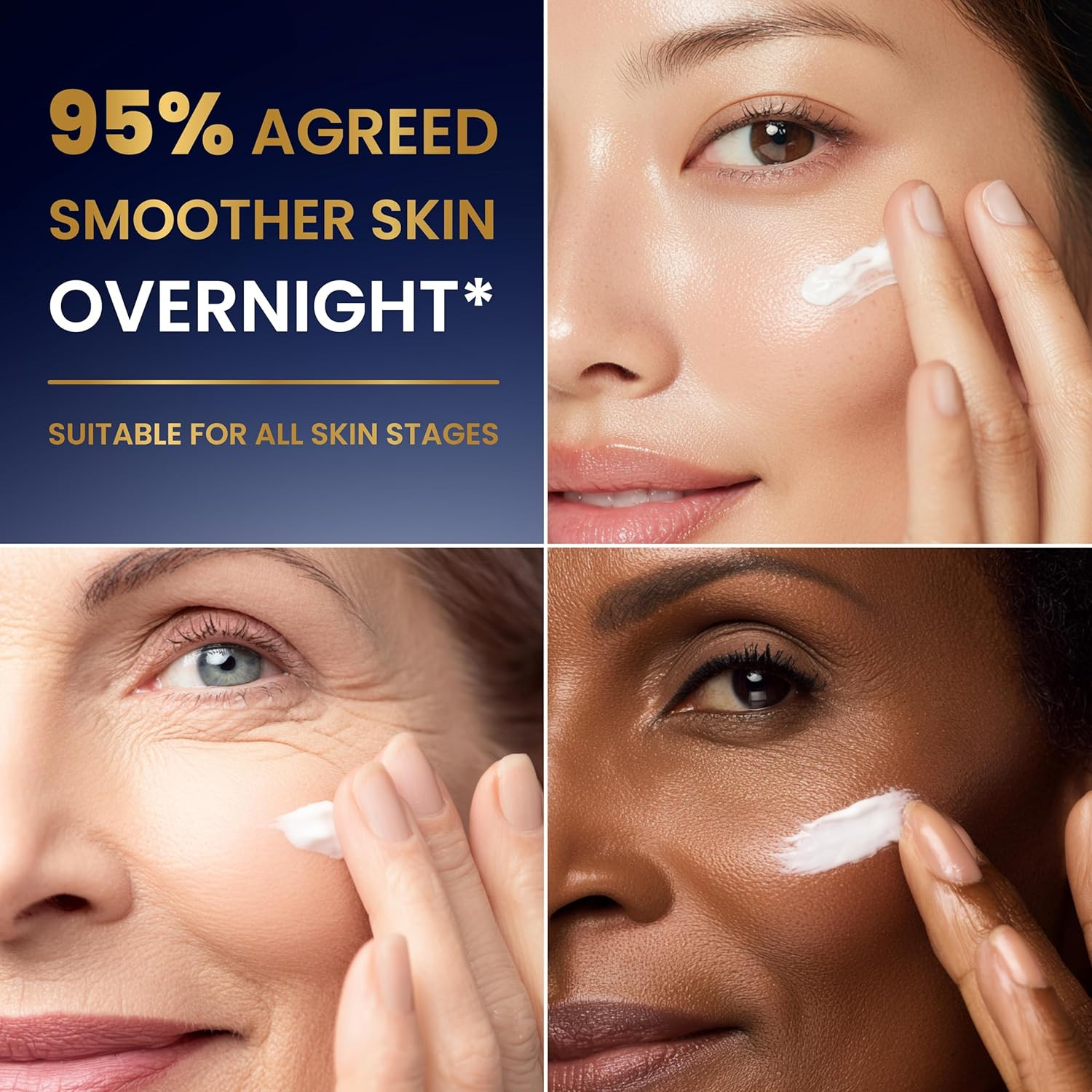 Night Cream for Women anti Aging – Night Moisturizer for Face with Retinol, Pept