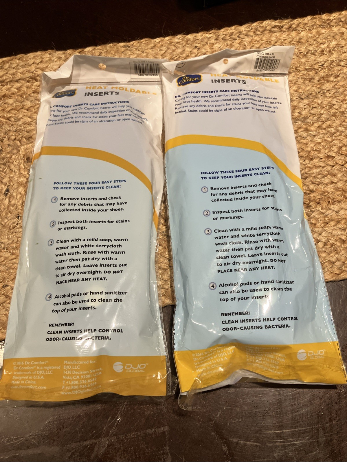 Dr.Comfort Heat Moldable Inserts 2 PK