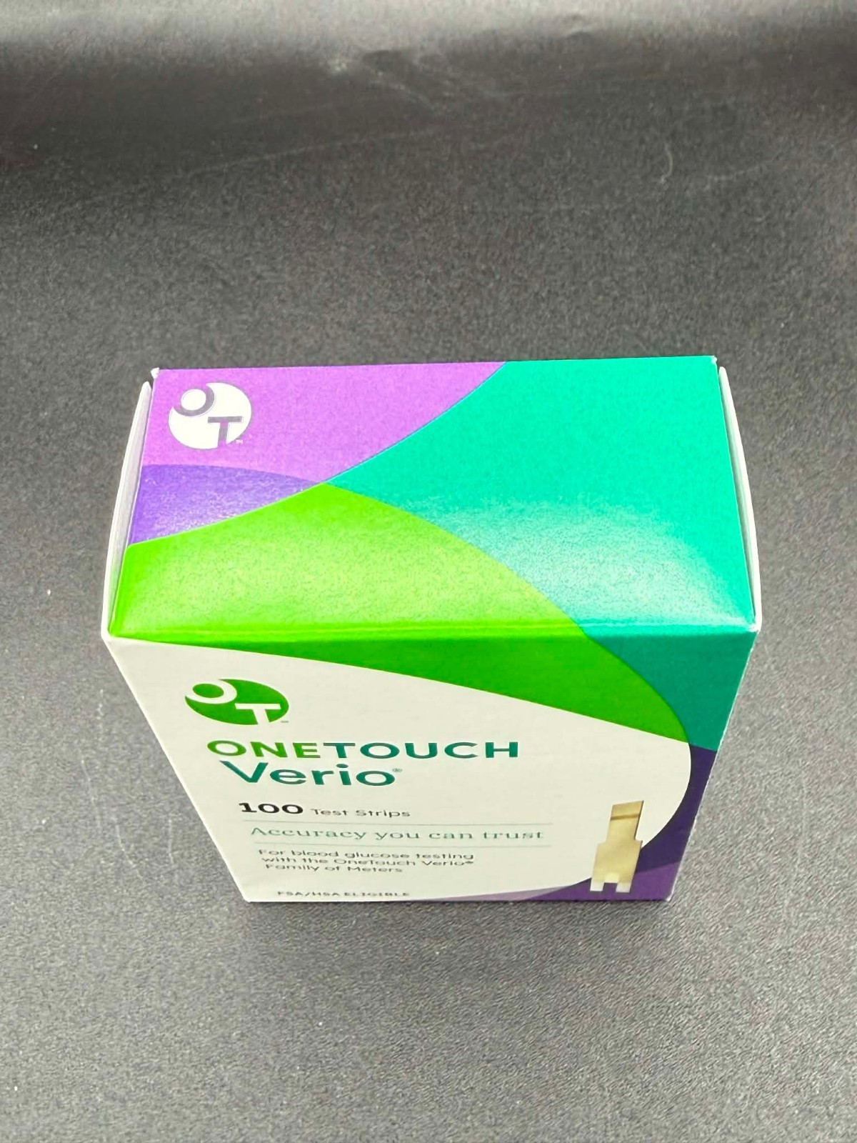 100 One Touch VERIO Diabetic Glucose Test Strips | 1x100ct | Exp 08/26 OR LATER!