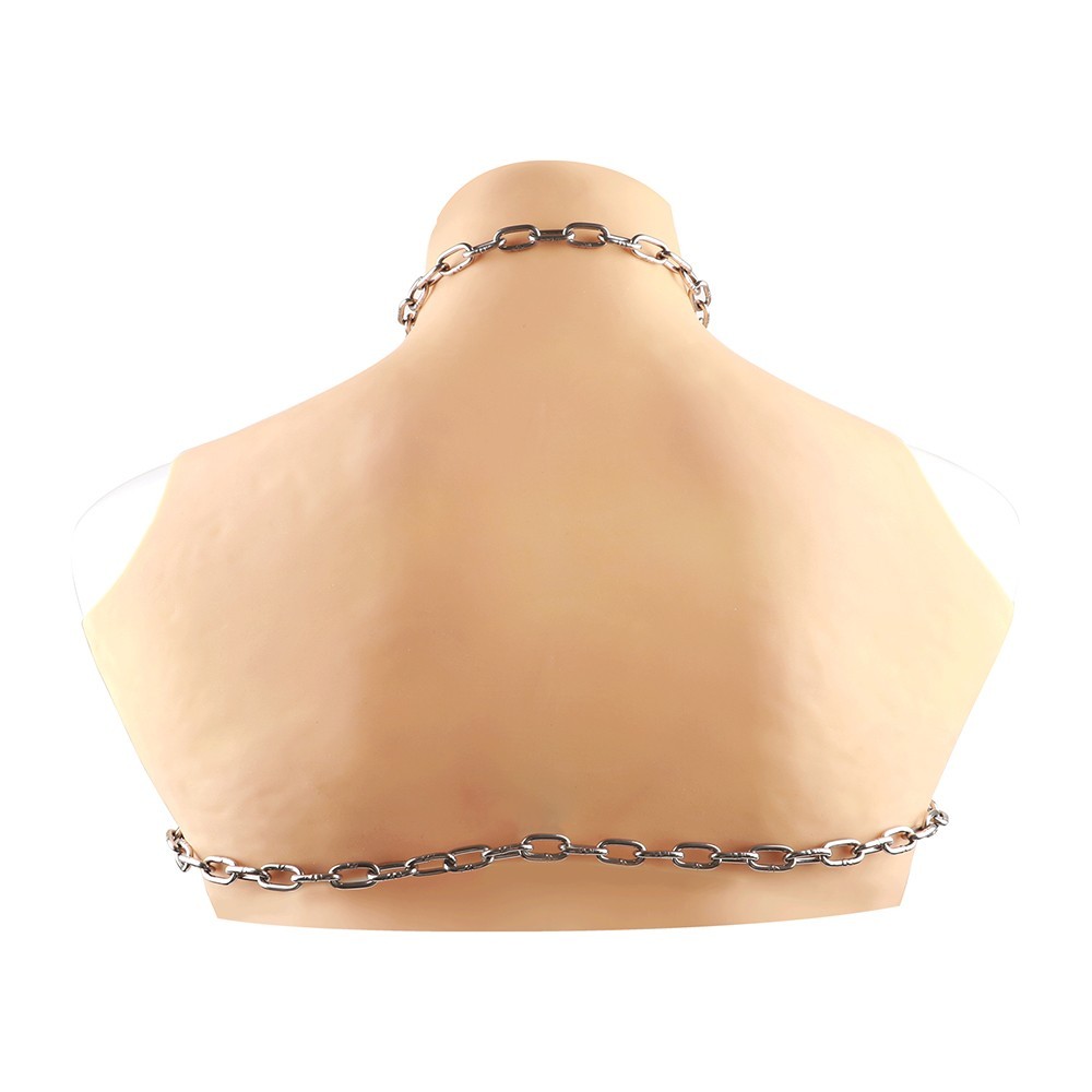 Female Chest Clamp With Stainless Steel Chain Breast Bondage Women Restrict