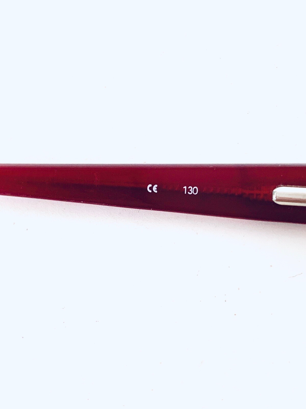 Coach Red Clear Rectangular Glasses W Flex Temple Blondelle 2033 47 16 130