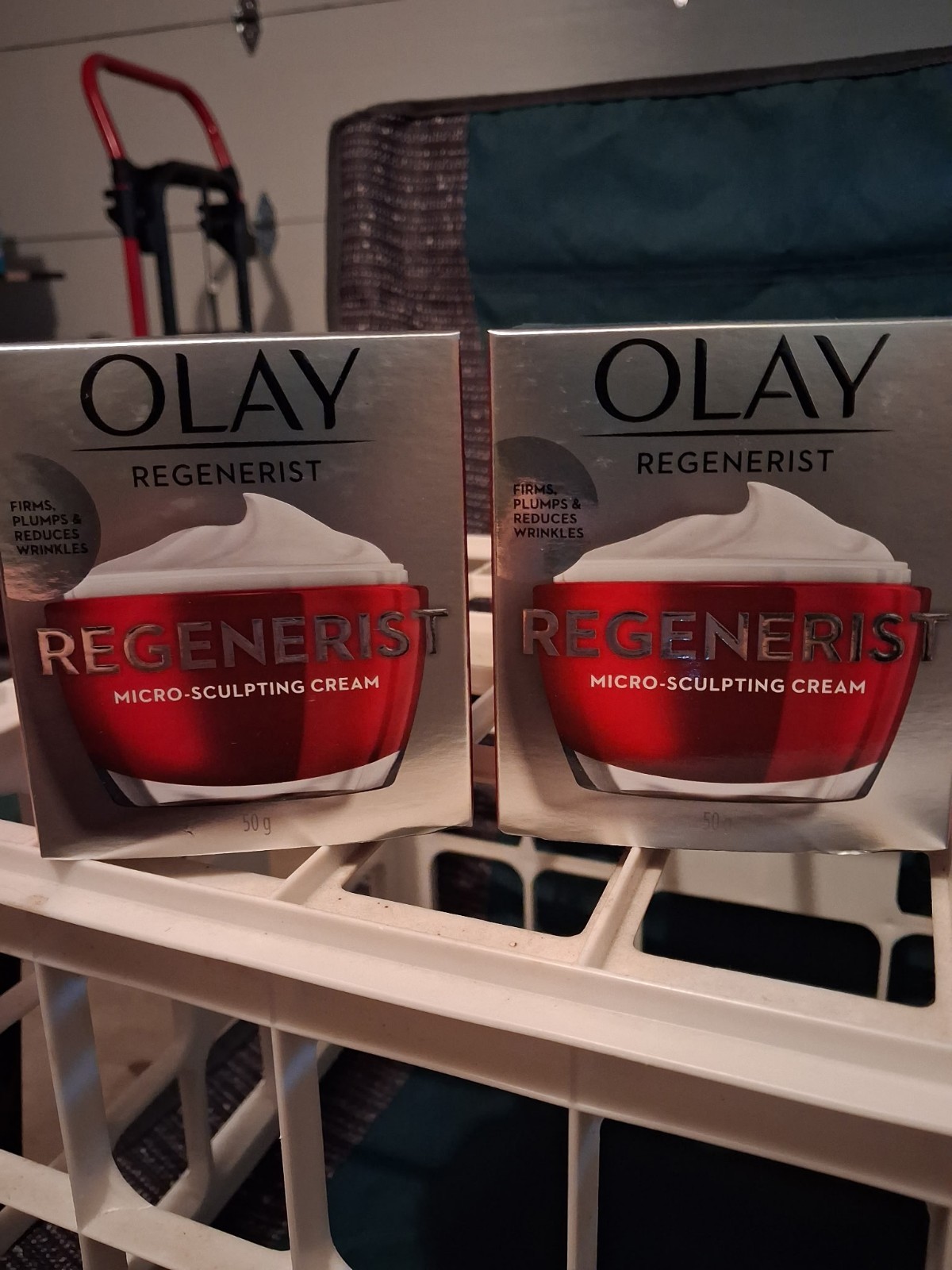 Olay Regenerist Micro-Sculpting Cream Anti Aging Moisturizer 1.7oz (50g) 2 PACK
