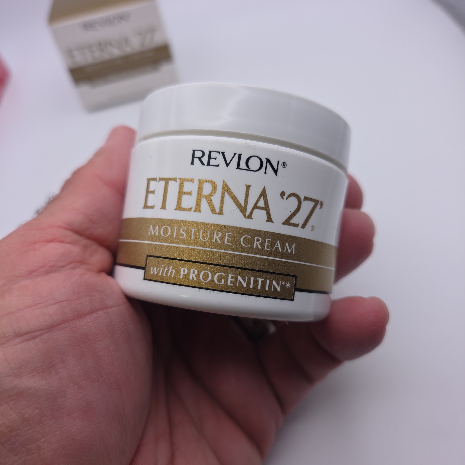 Revlon Eterna 27 Moisture Cream PROGENITIN Pregnenolone Acetate Face Neck 2oz