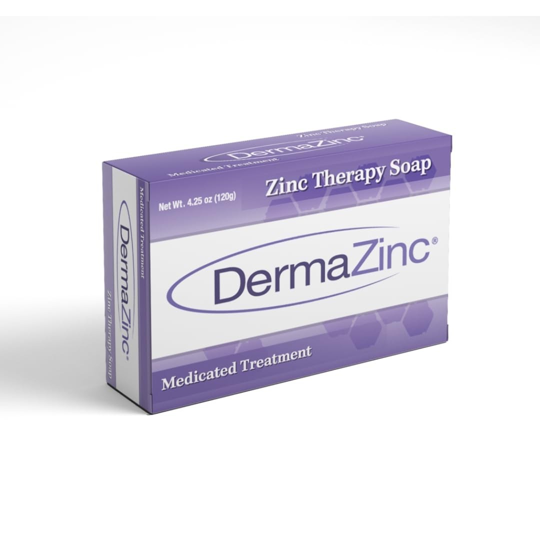 Therapeutic Zinc Soap for Skin Relief – Psoriasis, Eczema, Dermatitis (3 Pack)