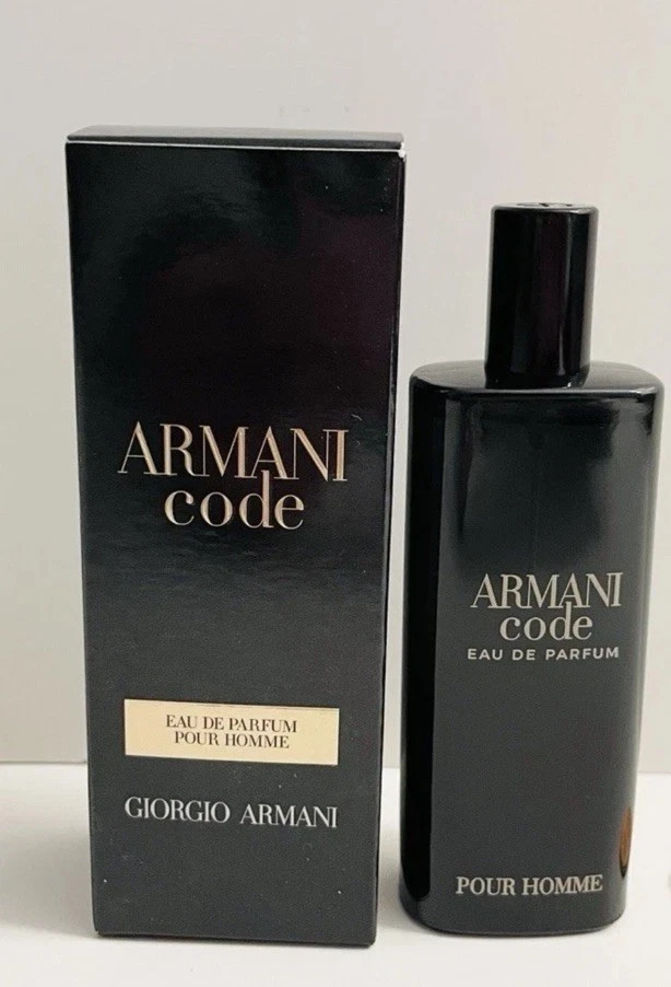 Armani Code EDP Pour Homme 0.5.Fl. Oz./15 Ml. Travel Size Spray New Sealed