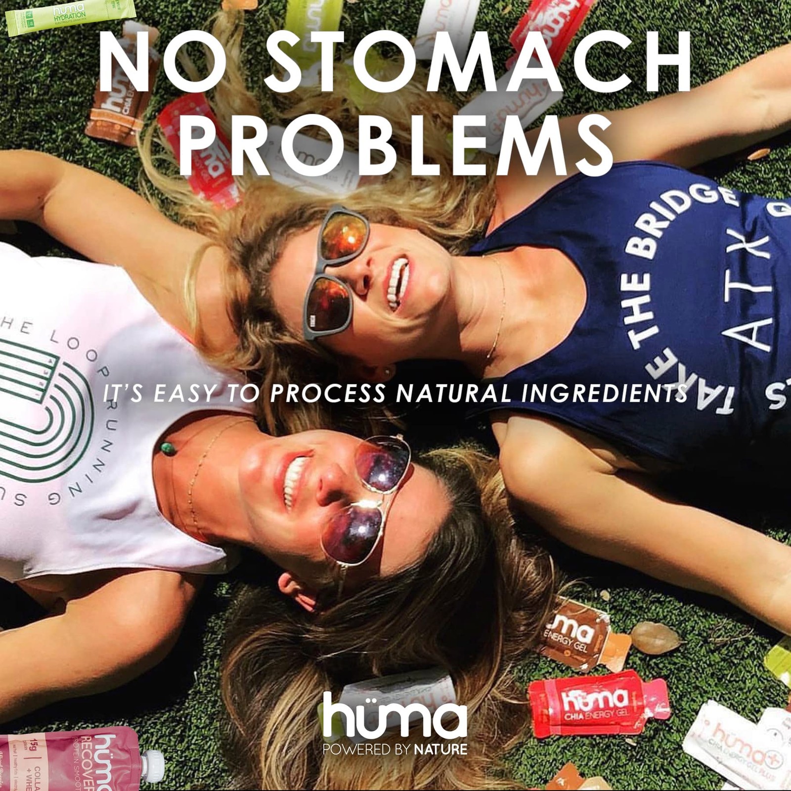 Huma Plus Chia Energy Gel, Variety Pack, 12 Gels