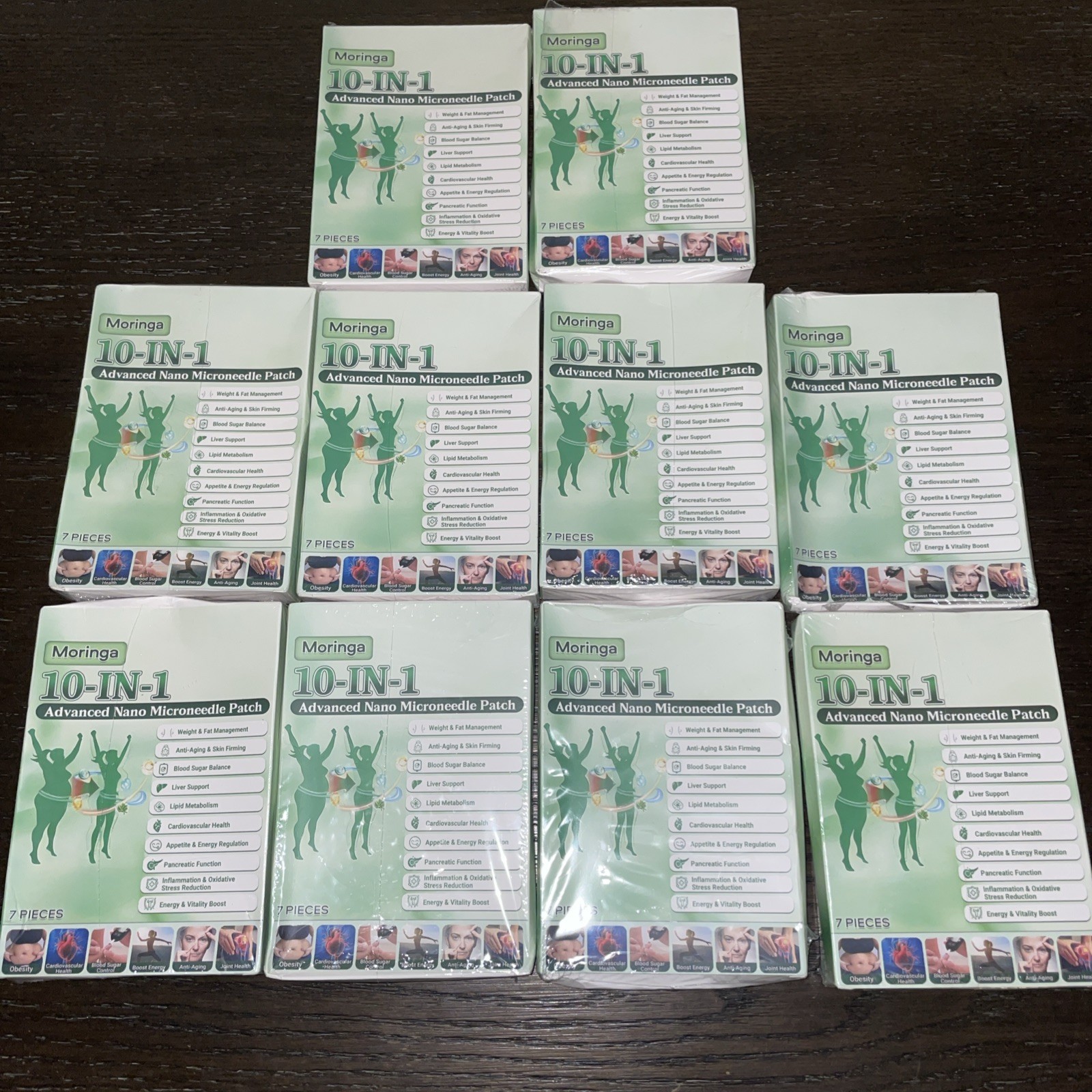 10x Moringa Berberine x NAD+ 10-in-1 Advanced Nano Microneedle Patch Weightloss