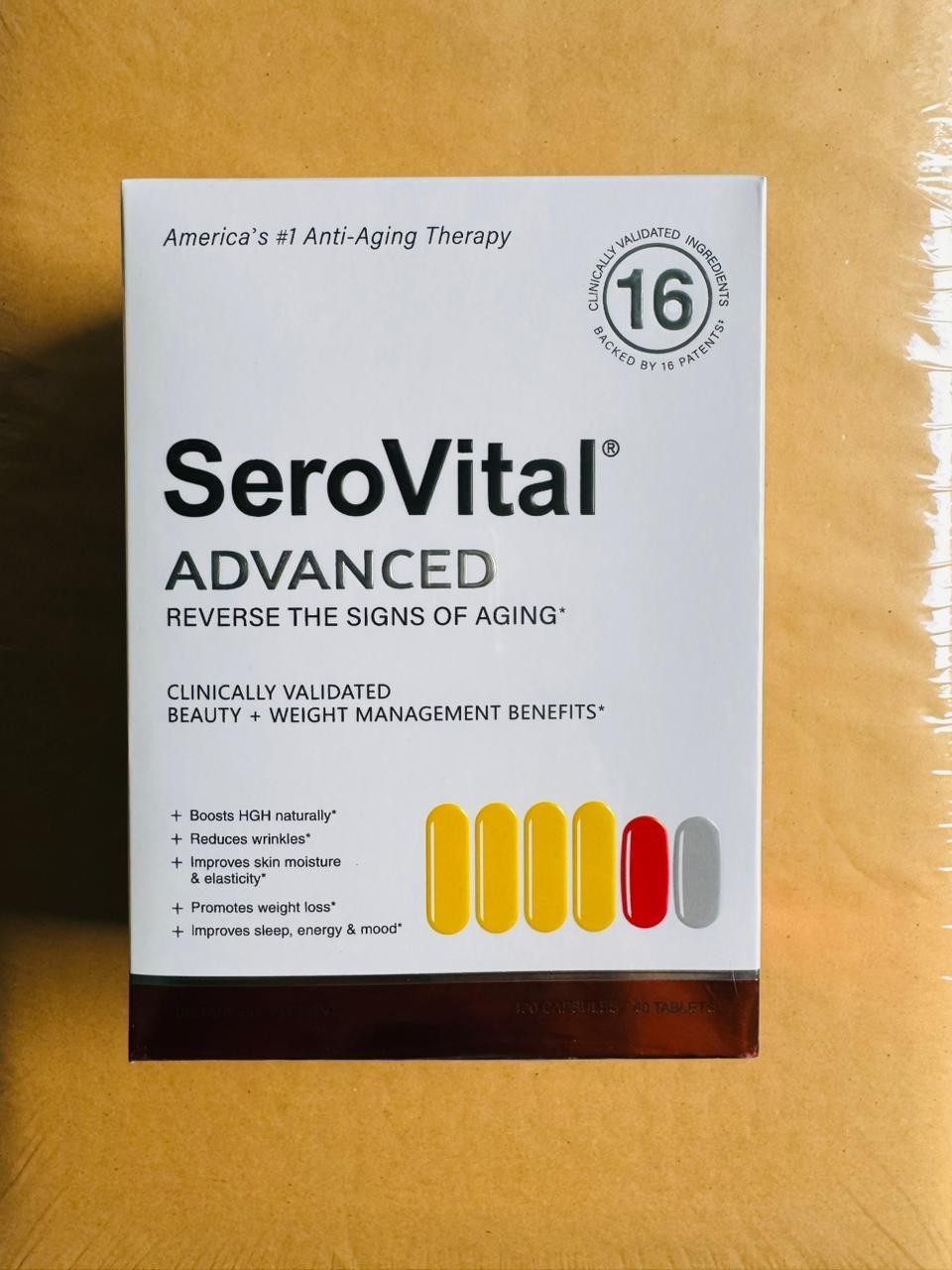 SeroVital Advanced Dietary Supplement 120 Capsules + 60 Tablets