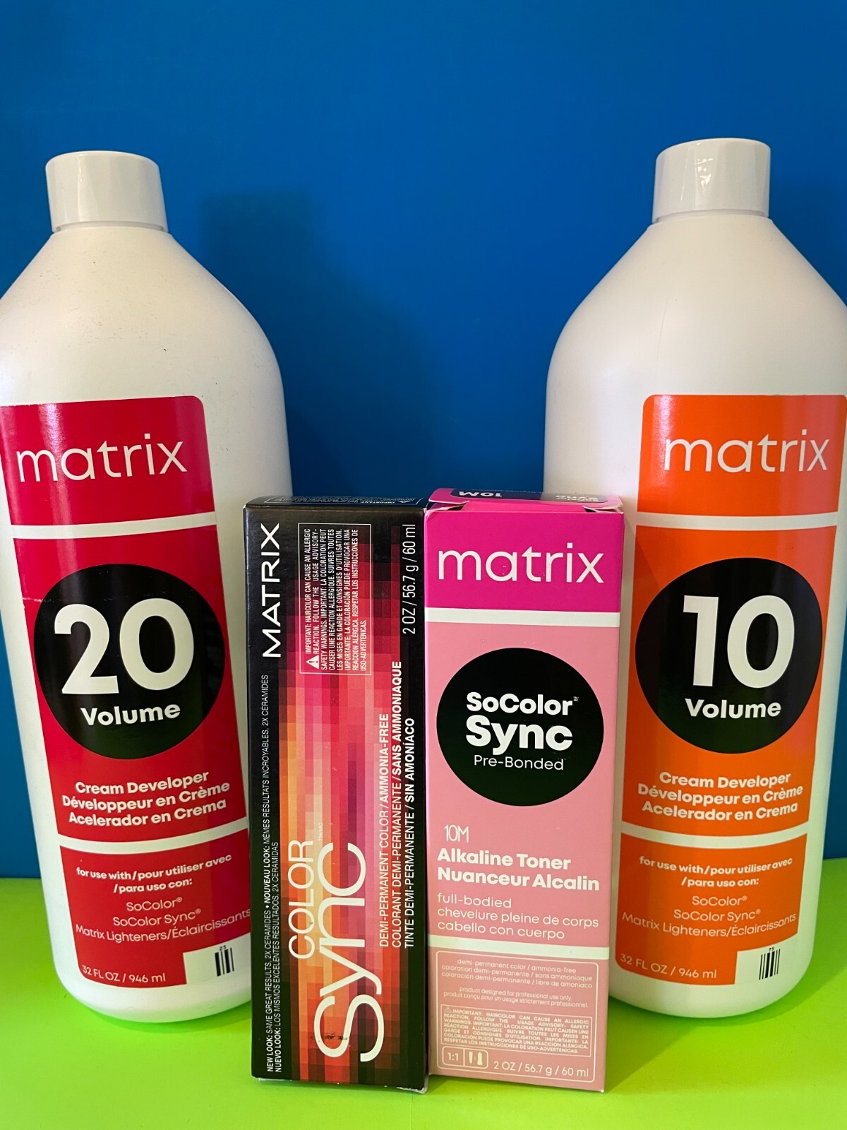 Matrix Sync Demi Permanent Hair Color Ammonia Free 2oz (New/Choose Yours)