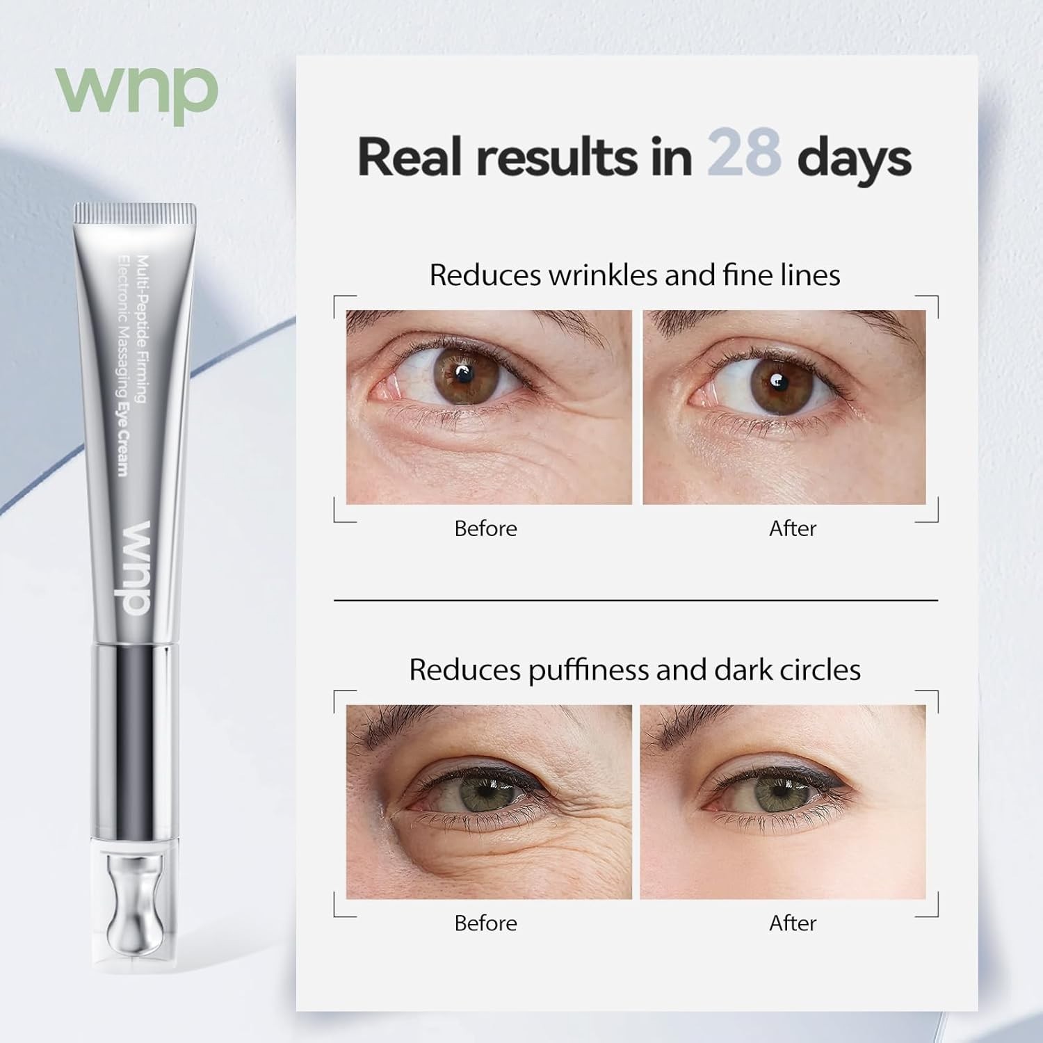 WNP Multi-Peptide Eye Tightener: Anti-Aging Firming Cream for Eyes