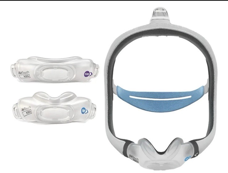 AirTouch N30i Factory Sealed: headgear + foam cushions (sw, m) + fabric frame