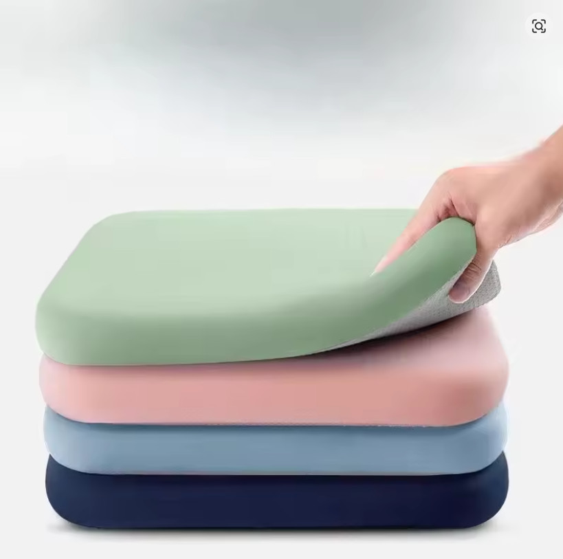 Cute Pink 1.6in Thick Foam Seat Cushion Ultra Soft Office Chair Pad Car Support