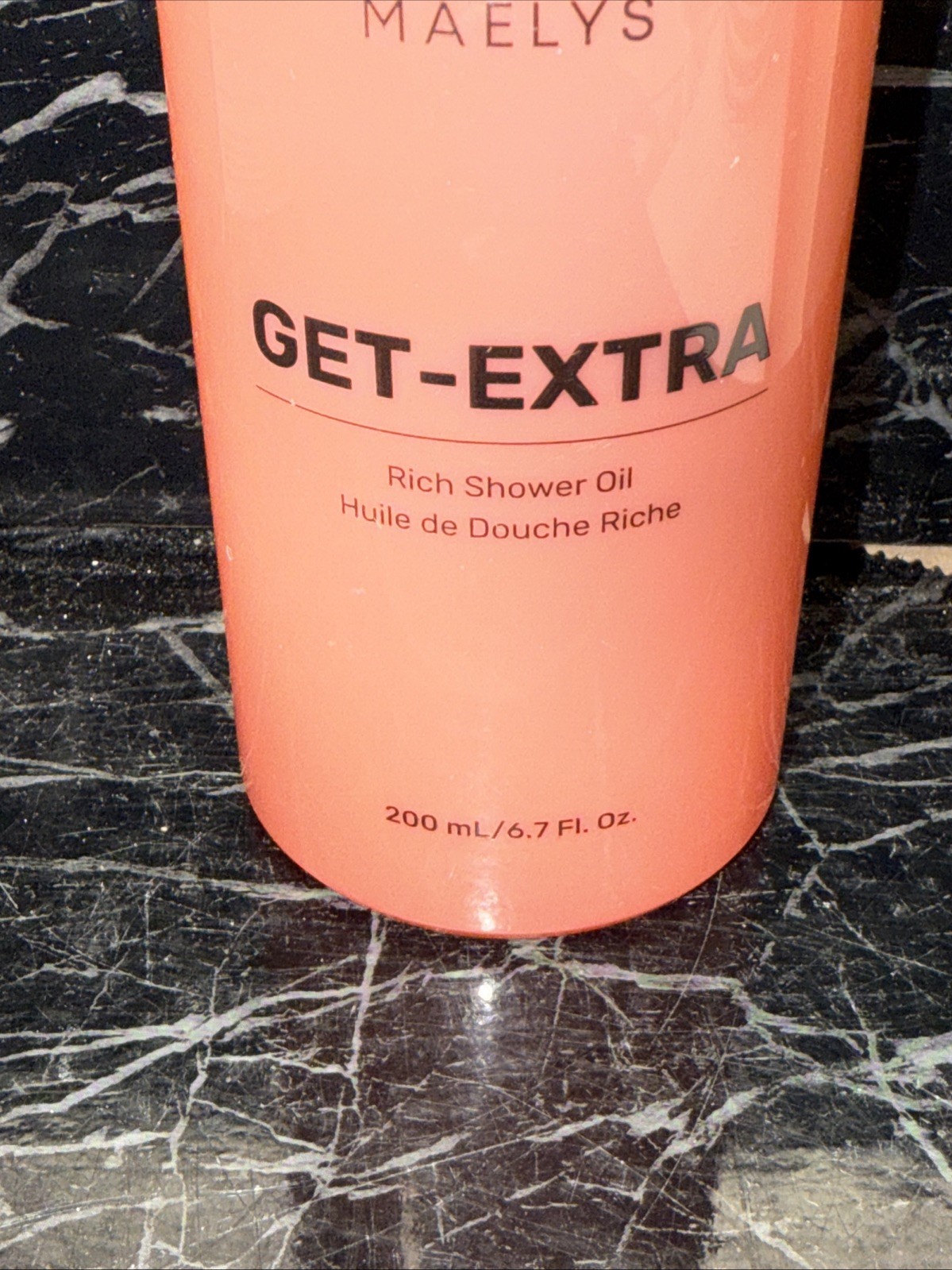 Maelys GET-EXTRA 6.7 oz Rich Shower Oil – Cleanse & Moisturize new