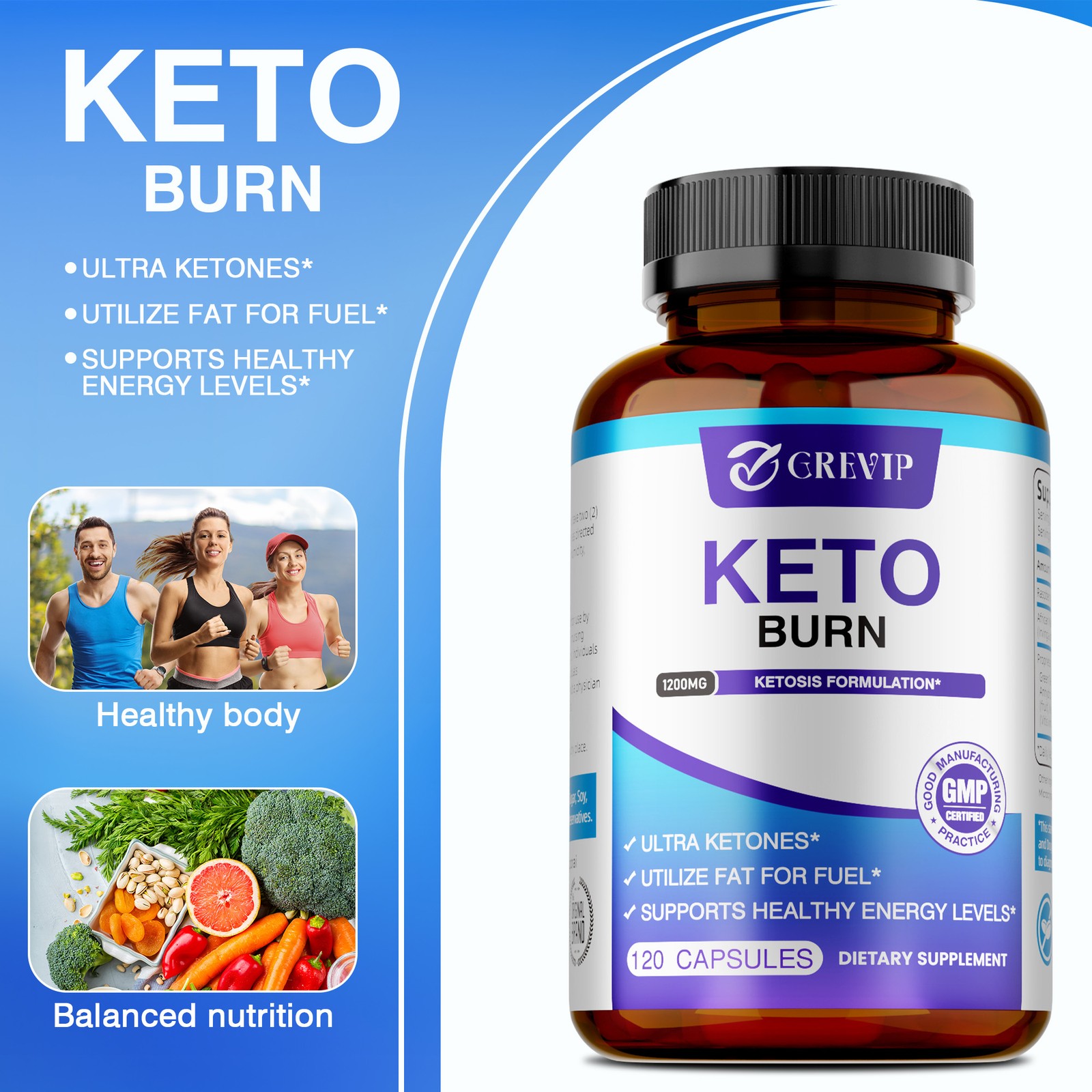 KETO 240pcs – Detoxifies, Metabolism, Suppresses Appetite, Replenishes Energy
