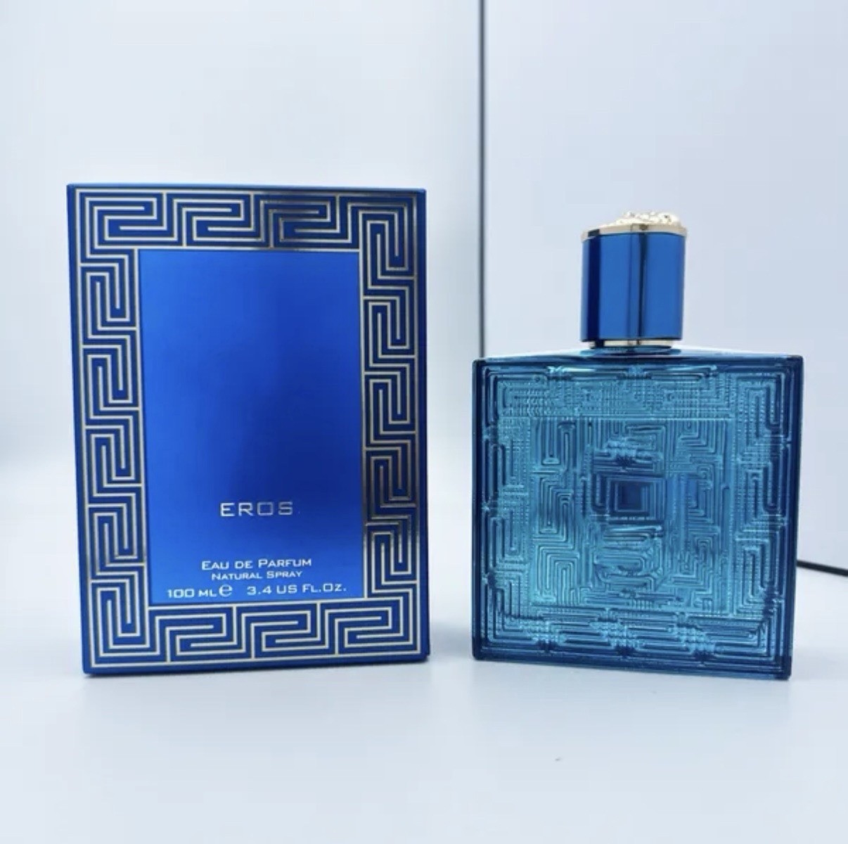 Versace Eros 3.4 oz EDP Spray Mens Cologne 100 ml Long Lasting