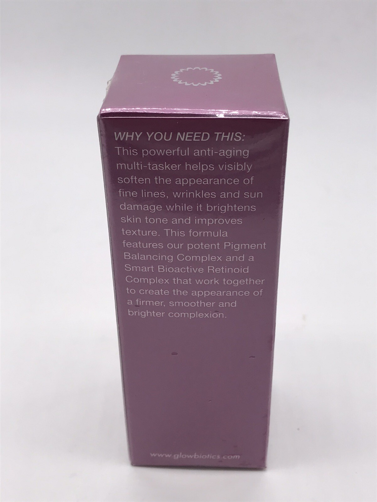 Glowbiotics Retinol Anti-Aging & Brightening PM Face & Neck 1 oz