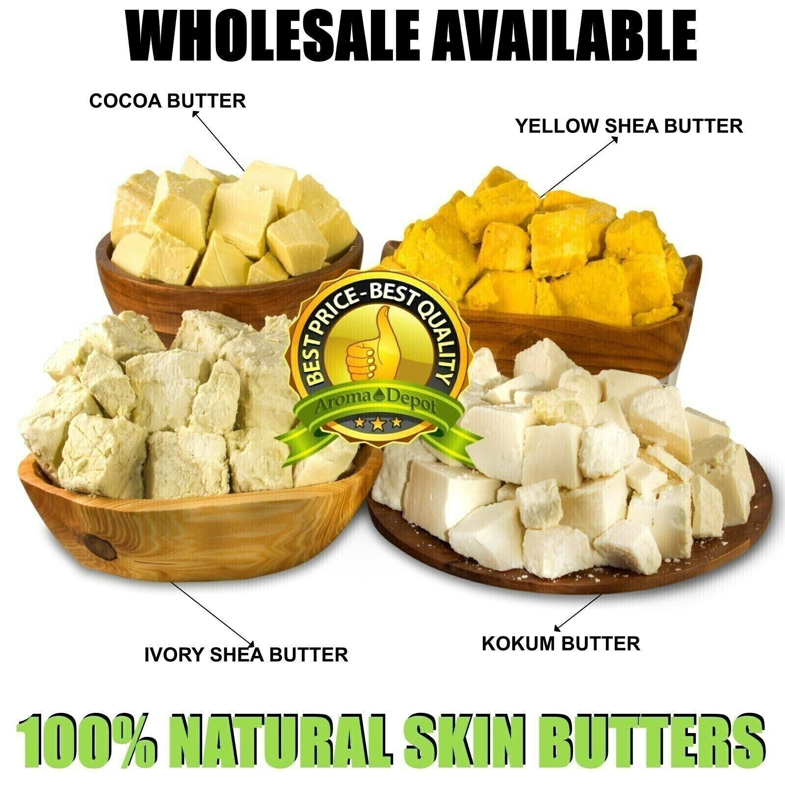 African Shea Butter Raw Unrefined 100% Natural Organic Pure IVORY Wholesale