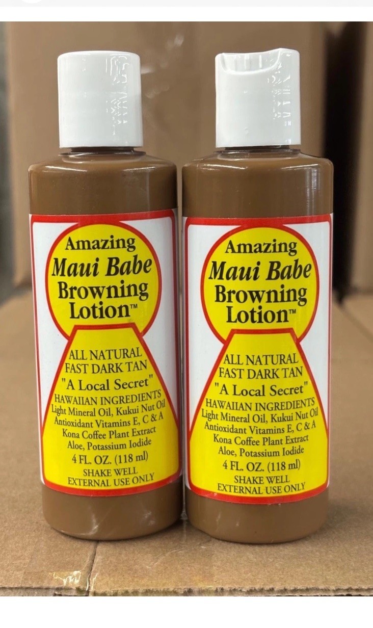 Maui Babe Browning Lotion – 4 fl oz (118 ml) pack of 2