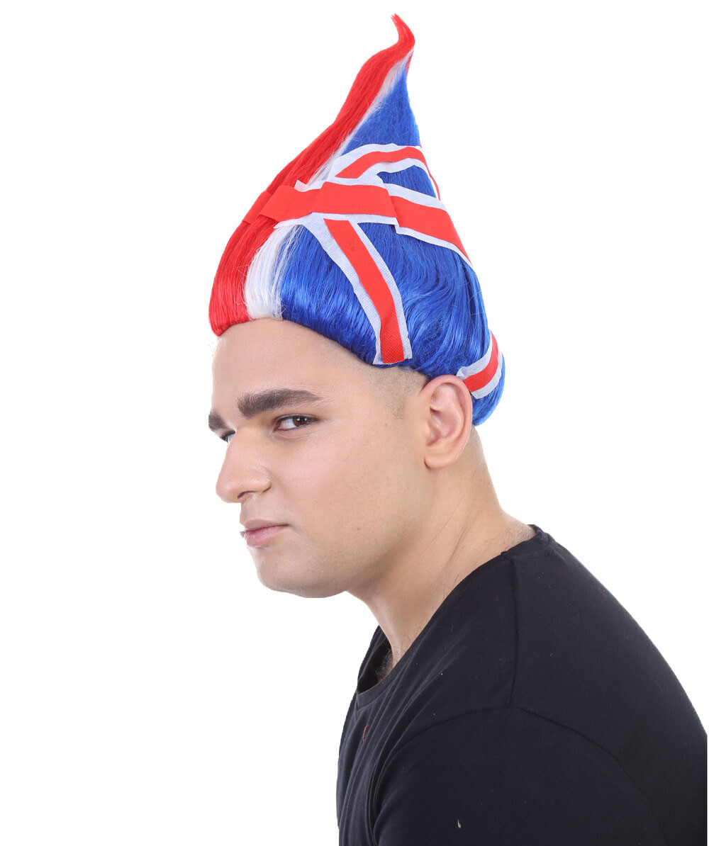 United kingdom Troll Wigs Collection | Premium Breathable Capless-Cap HM-137A