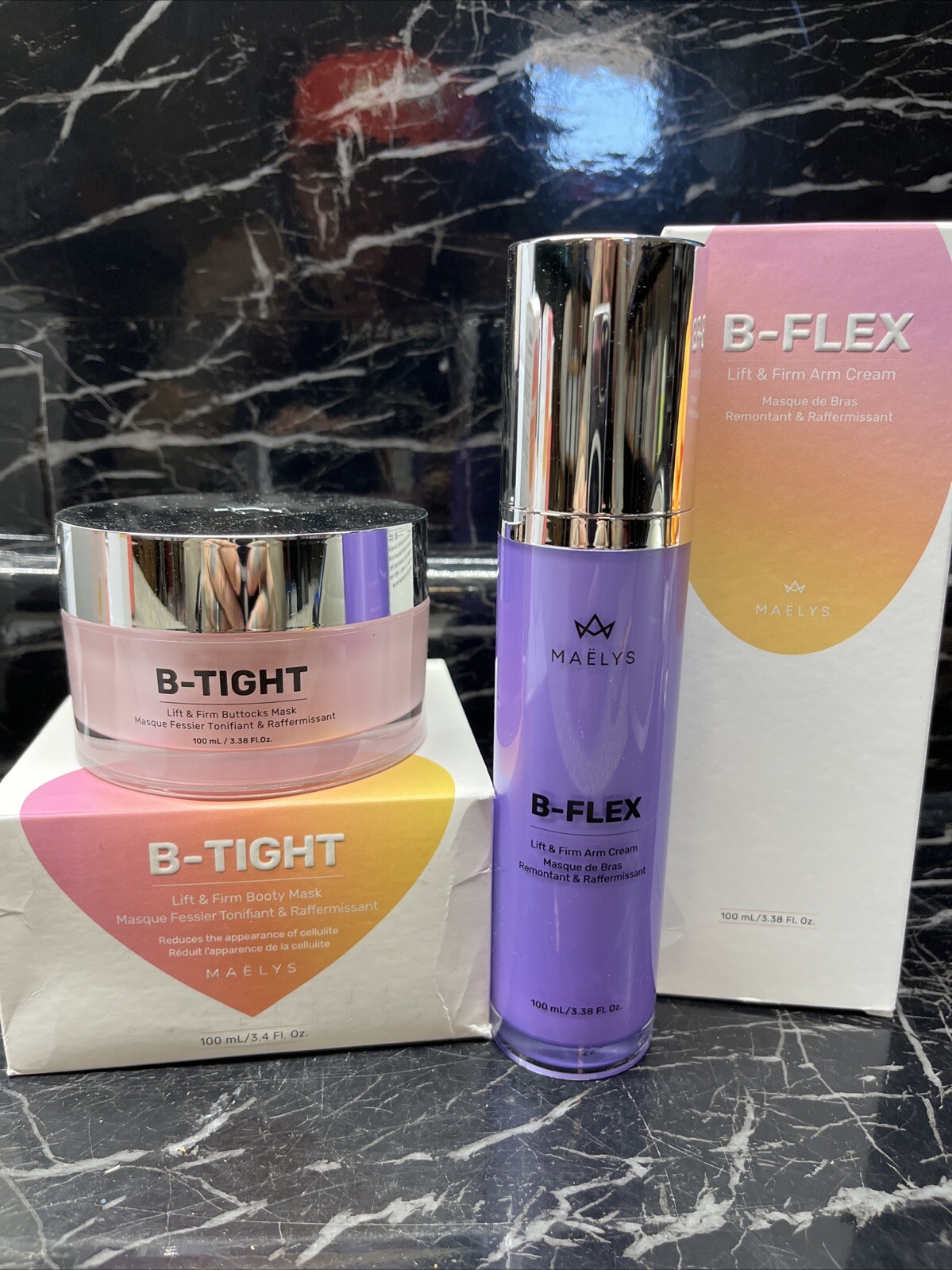 MAELYS B-Tight Lift & Firm Booty Mask + B FLEX FIRM ARM CREAM 3.38 New🔥 SALE 🔥