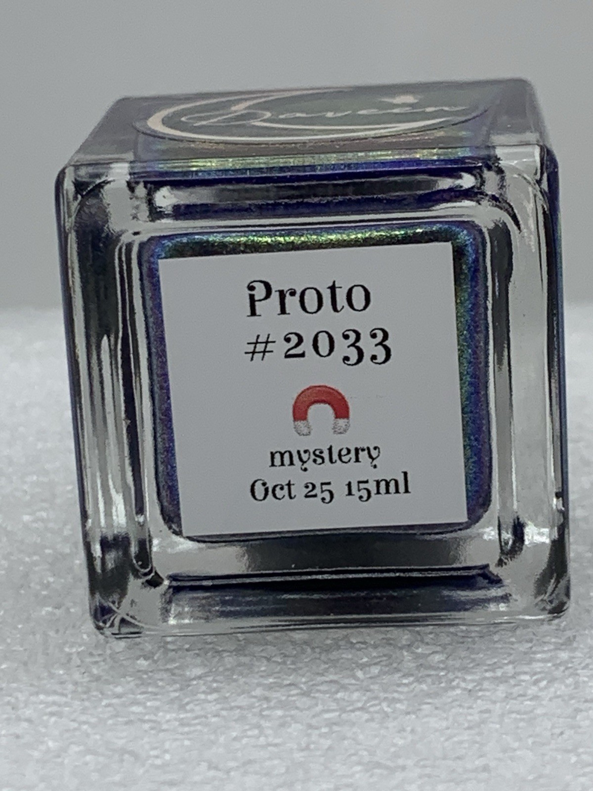 Daveen Lacquer Magnetic Prototype #2033 LE Rare 15ml Swatch/Dot Only