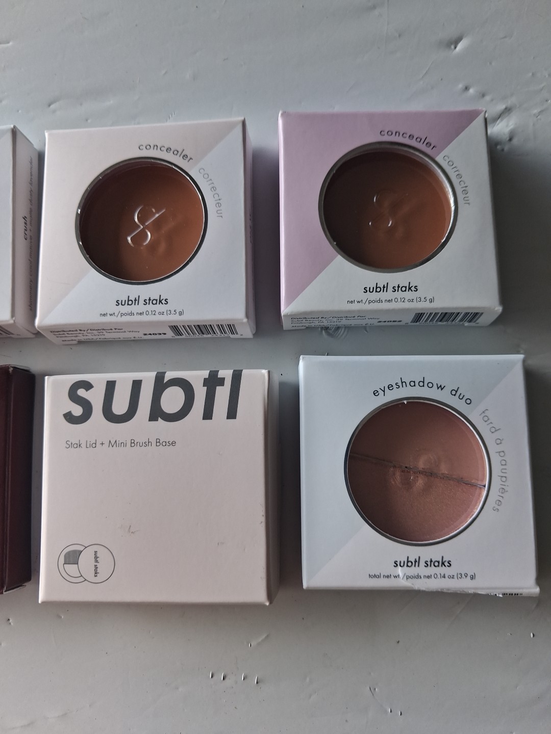 SUBTL. A Box Full Of Makeup Goodies 7 Items. See All Items In Pictures