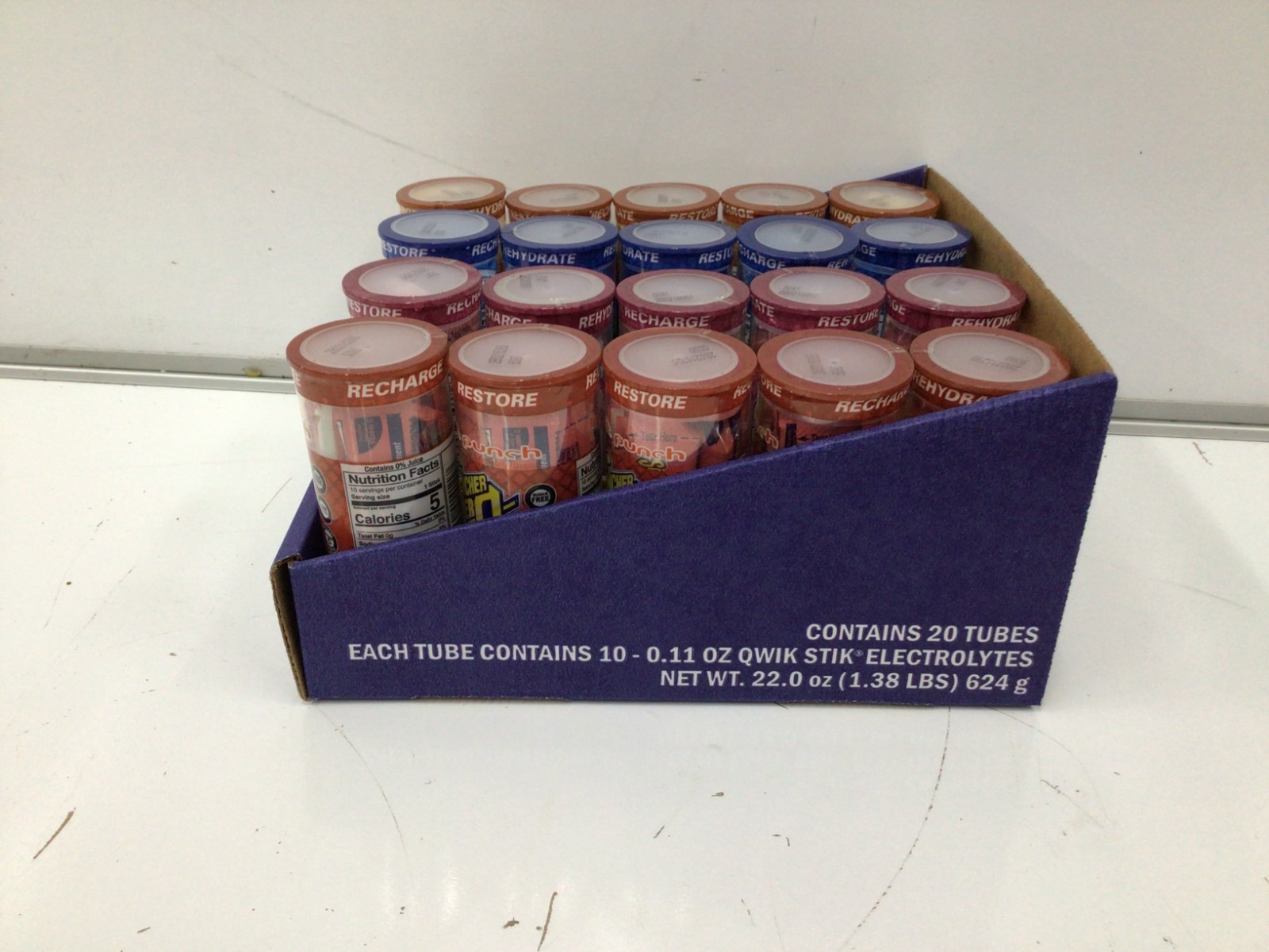 Sqwincher Qwik Stik Zero 200 Pack Electrolyte Drink Mix Assorted Flavors
