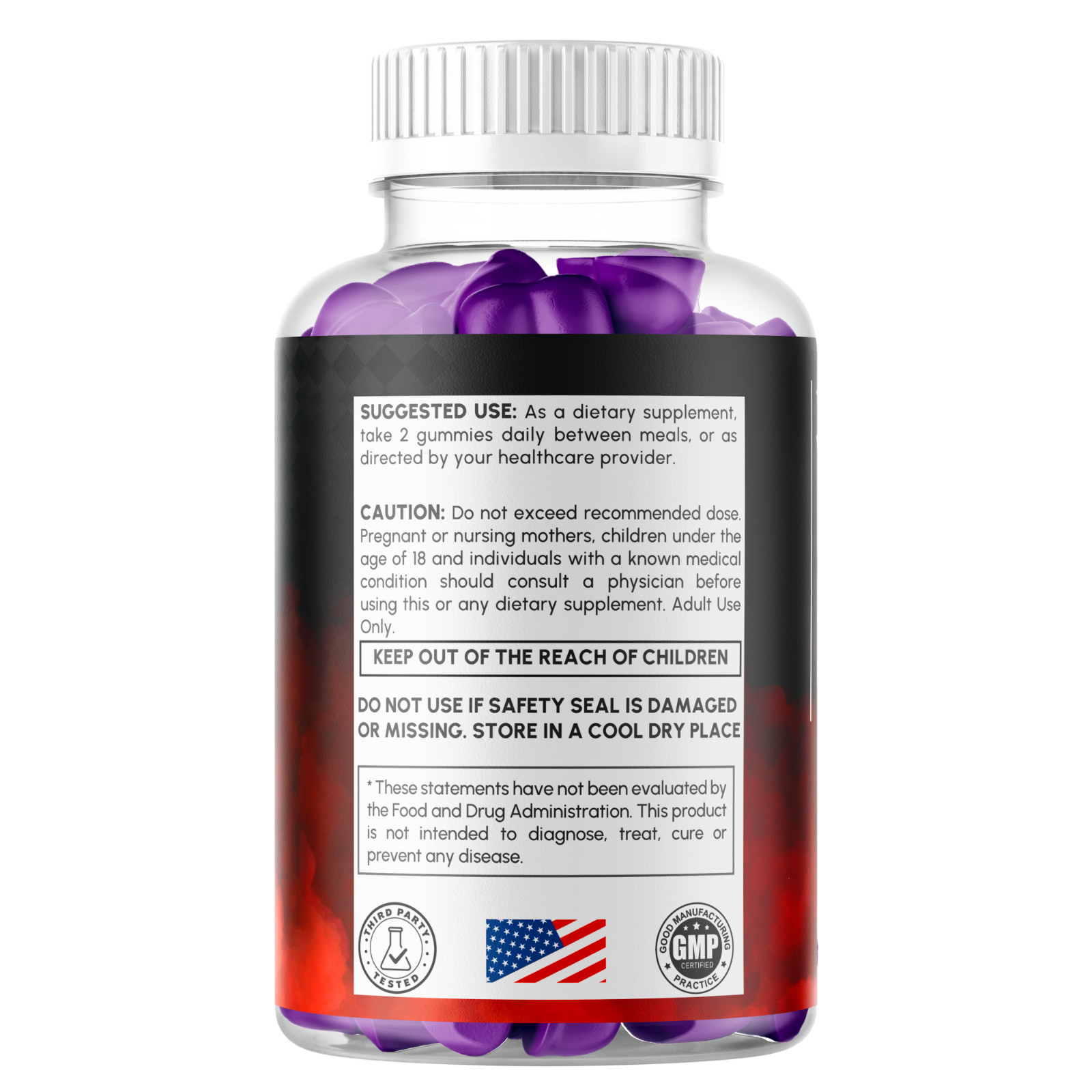(3 Pack) Vigor Boost Gummys Advanced Male Support Formula VigorBoost 180 Gummies