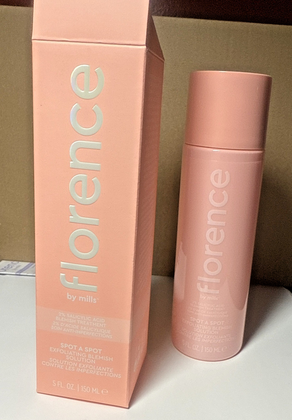 Florence by Mills Spot A Spot Exfoliating Blemish Solution, 5 fl oz / 150 ml NIB
