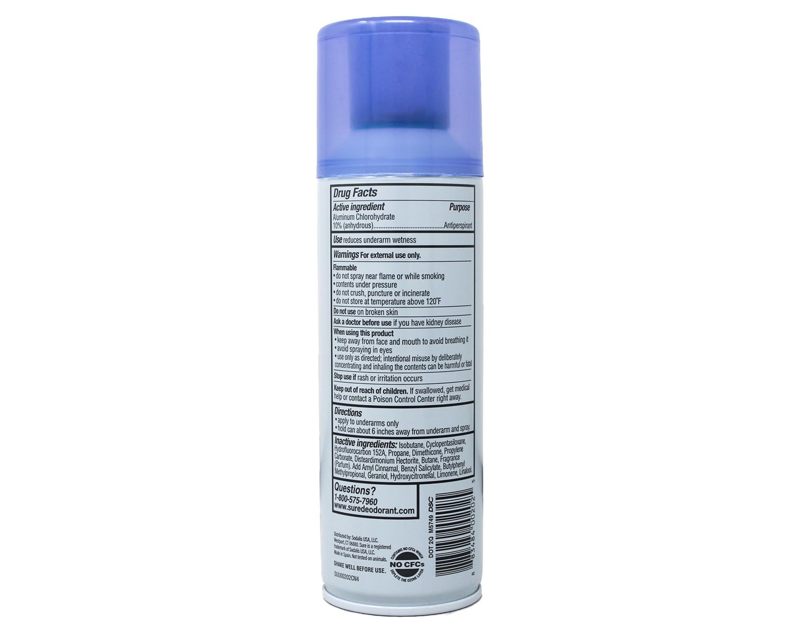 Sure Regular Scent Aerosol Antiperspirant and 6 Ounce (Pack of 3), Multi