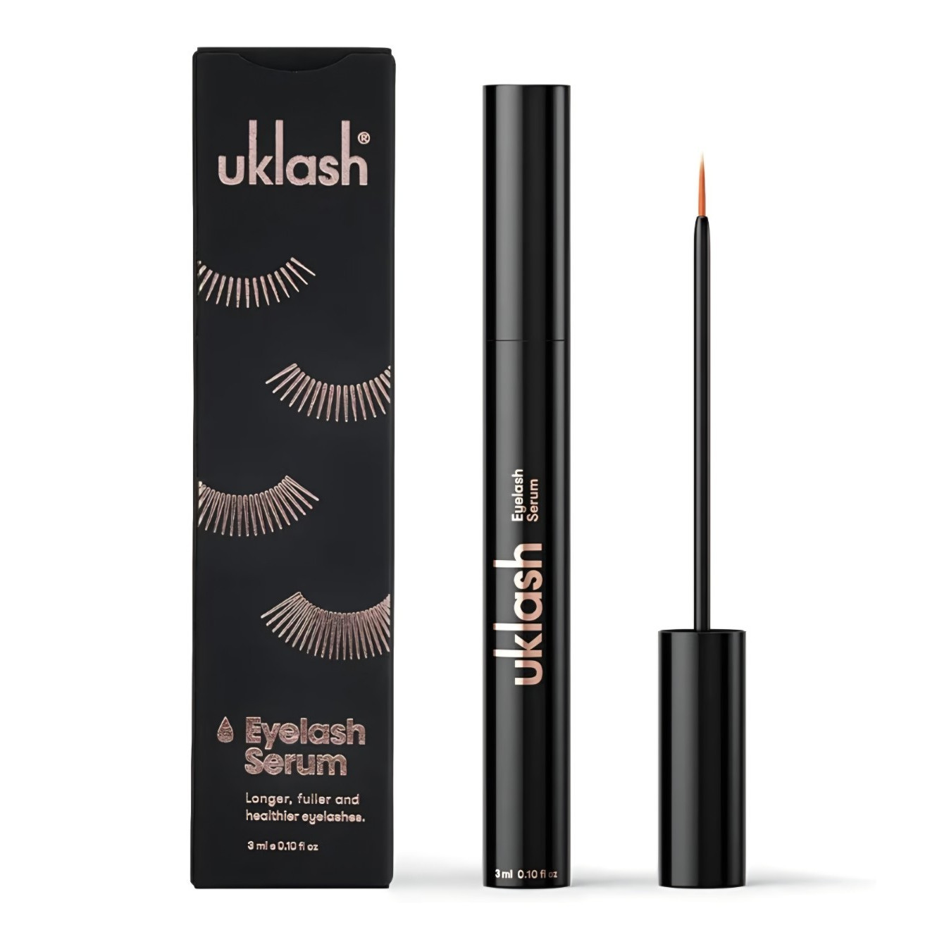 uklash Eyelash Serum, Clear Lash Growth Serum Formulation, 0.10 fl oz