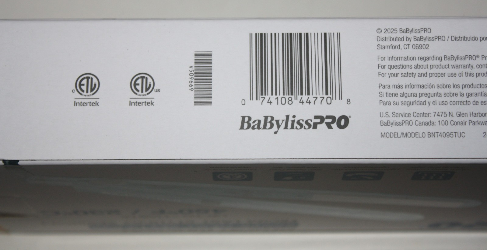 BaBylissPRO Nano Titanium 450°F 1″ Digital Straightener – Blue NEW