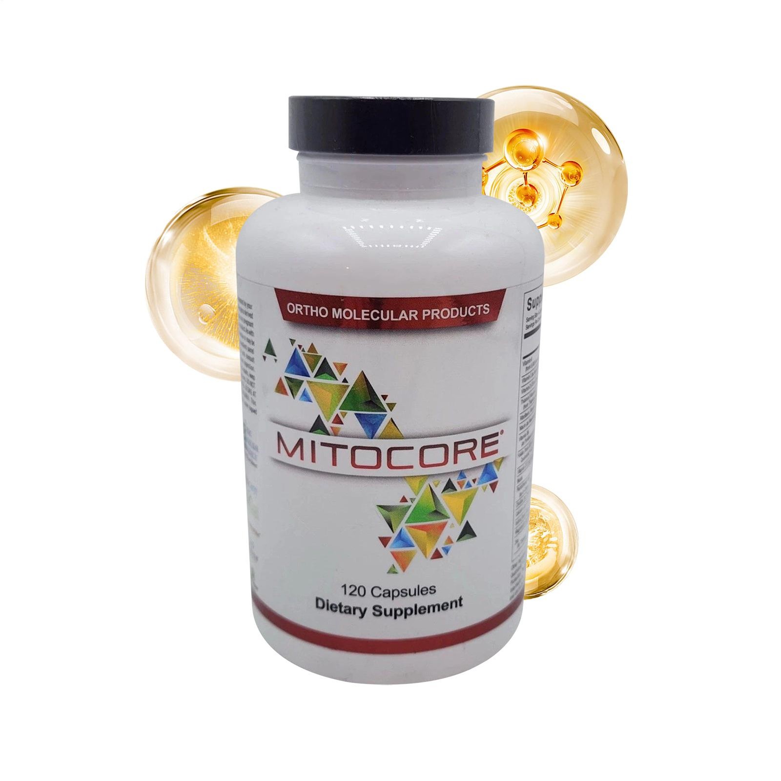 Ortho Molecular MITOCORE 120 Capsules Muscle Nutrient Daily Use New